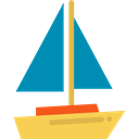 sailing, transportation, Sailboat, Boats, Boat, sail, transport Black icon