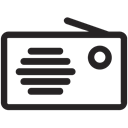 radio, Communication, talk DarkSlateGray icon