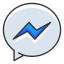 Communication, Social, Messenger, network, Facebook, media Lavender icon