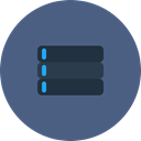 internet, Database, storage, Server, web DarkSlateBlue icon