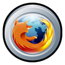 mozilla, Badge, Firefox, Browser Black icon