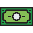 dollar bill, Currency, Cash, Business, Dollar, exchange, Bank, Business And Finance, Bill Black icon