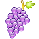 grape, Fruit Black icon