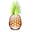 pineapple, Fruit Black icon