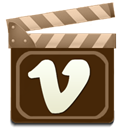 movie, Vimeo Maroon icon