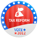 tax, reform, vote Gainsboro icon