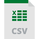 Files And Folders, Csv, Comma Separated Values, Csv File, interface, Csv File Format, Csv Format Gainsboro icon