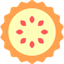 Food And Restaurant, sweet, pie, food, Bakery, Dessert LemonChiffon icon