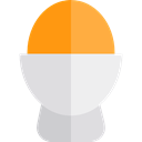 Boiled Egg, Food And Restaurant, food, fried egg, organic, protein Gainsboro icon