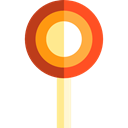 Dessert, sugar, Food And Restaurant, sweets, Lollipop, food, Candy Black icon