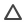stroked, triangle Icon