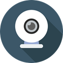 technology, video chat, electronics, Webcam, Videocall, Cam, Videocam DarkSlateGray icon