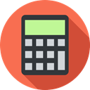 electronics, calculator, Calculating, Technological, technology, maths Tomato icon