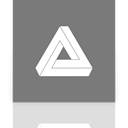 Puzzle, Mirror Gray icon