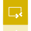 Mirror, Desktop, Remote Goldenrod icon