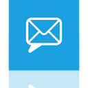 Email, Mirror, Chat DodgerBlue icon