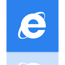 internet, Explorer, Mirror DodgerBlue icon