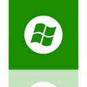 window, media, Mirror, Center Green icon