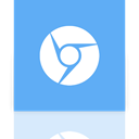 chromium, google, Alt, Mirror CornflowerBlue icon