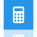 calculator, Mirror DodgerBlue icon