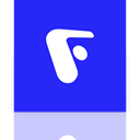 Mirror, Frontpage Blue icon