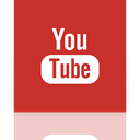 youtube, Alt, Mirror Firebrick icon