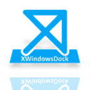 xwindows, Mirror, Dock DeepSkyBlue icon