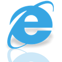 Mirror, internet, Explorer DodgerBlue icon
