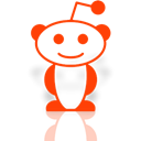 Alt, Mirror, Reddit Black icon
