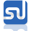 Stumbleupon, Alt, Mirror SteelBlue icon