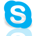 Mirror, Skype DeepSkyBlue icon