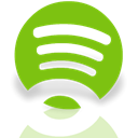 Spotify, Alt, Mirror YellowGreen icon
