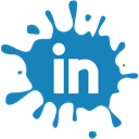 blot, Social, set, media, Linkedin SteelBlue icon