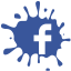 set, media, Facebook, blot, Social DarkSlateBlue icon