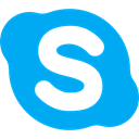 Video Call, Brands And Logotypes, Skype, social network, Logo, logotype, social media, Brand DeepSkyBlue icon