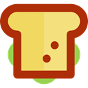 snack, Food And Restaurant, Lunch, food, Bread, meal, sandwich Khaki icon