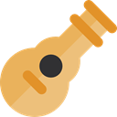 Orchestra, guitar, Music And Multimedia, Acoustic Guitar, musical instrument, String Instrument, music Black icon
