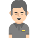 user, Sports And Competition, referee, Social, profile, Avatar Black icon