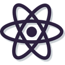 Atom, Atomic, physics, education, science, nuclear DarkSlateGray icon