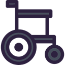 Disabled, medical, Healthcare And Medical, wheelchair, handicap, transport DarkSlateGray icon