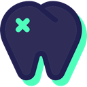 Dentist, Healthcare And Medical, tooth, medical, Health Care, Teeth DarkSlateGray icon