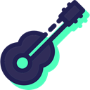 musical instrument, Orchestra, String Instrument, Acoustic Guitar, guitar, Music And Multimedia, music Black icon