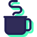 food, Tea Cup, Chocolate, coffee cup, mug, Food And Restaurant, Coffee, hot drink MidnightBlue icon