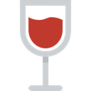 Wine Glass, wine, Food And Restaurant, drink, drinking, food, cup, glass Black icon