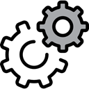 settings, miscellaneous, Tools And Utensils, configuration, cogwheel, Gear Black icon
