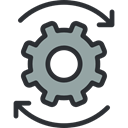 cogwheel, miscellaneous, Gear, settings, Tools And Utensils, configuration DarkSlateGray icon