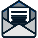 envelope, interface, Multimedia, mail, mails, envelopes, Communications, Email, Message Black icon