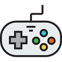 gamer, technology, game controller, gaming, joystick, gamepad, video game, Multimedia Lavender icon