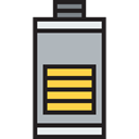 battery status, Battery Level, full battery, technology, Battery, electronics Black icon