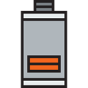Battery Level, technology, full battery, battery status, Battery, electronics Black icon